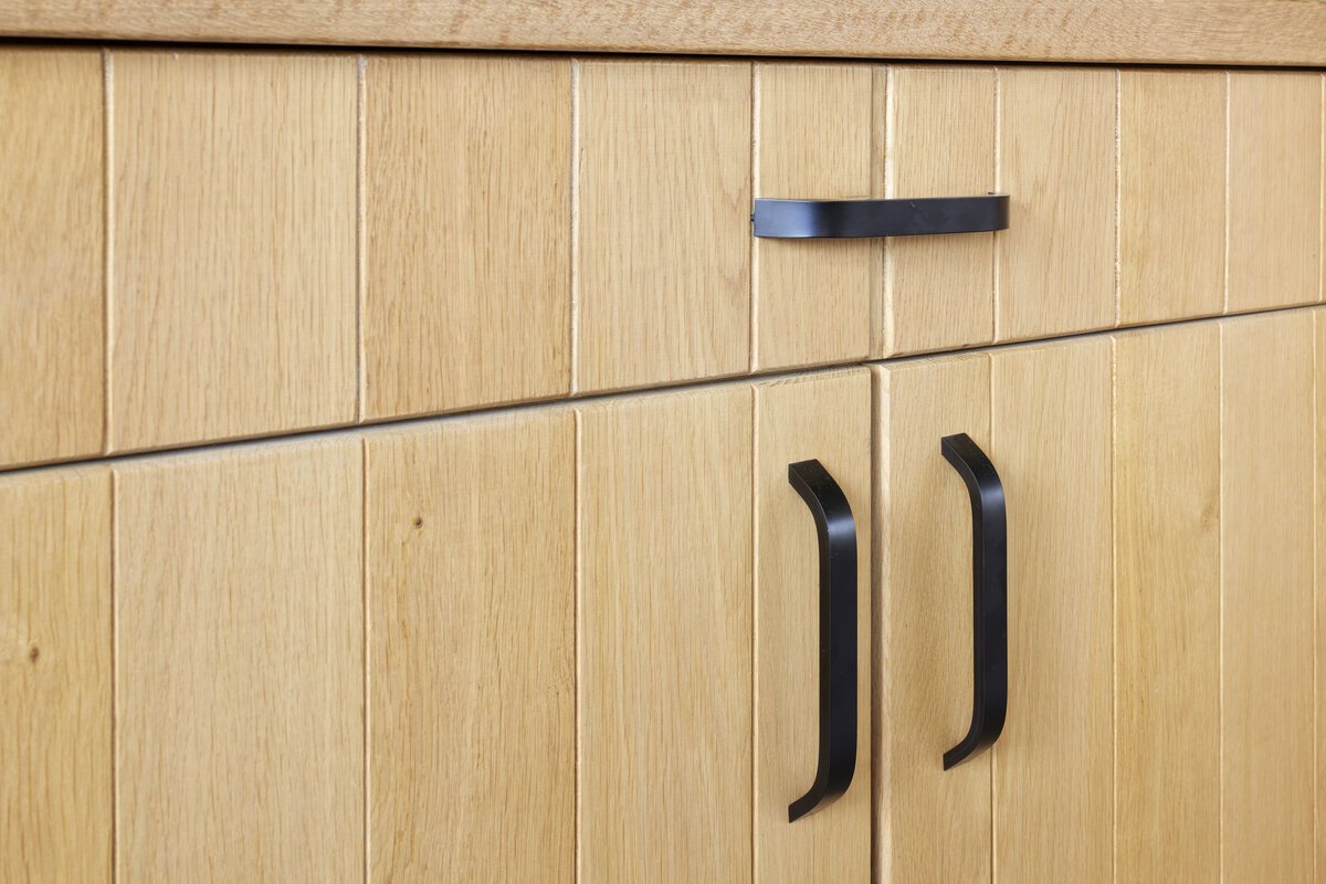 Massief Eikenhouten Dressoir en Buffetkast