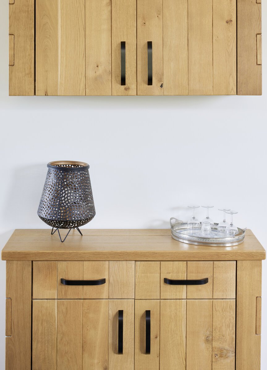 Massief Eikenhouten Dressoir en Buffetkast